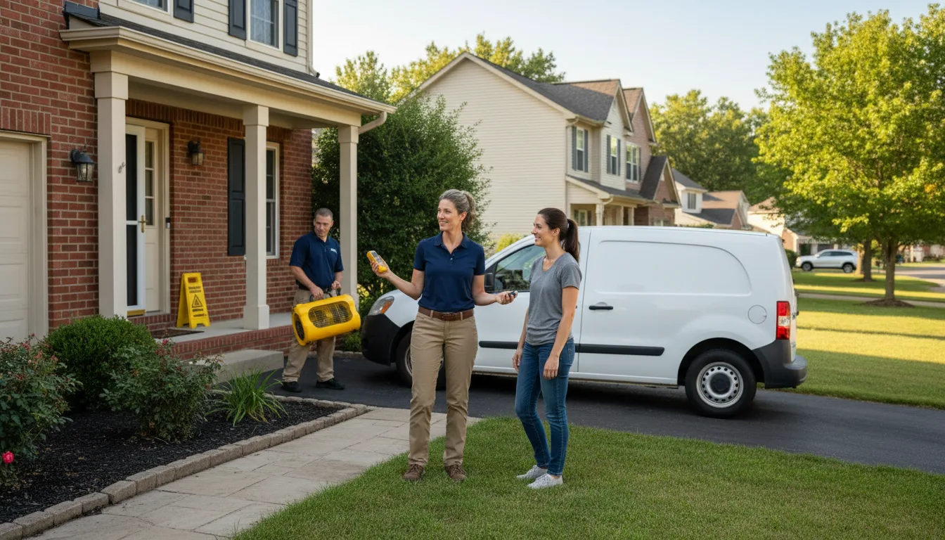 Residential water damage restoration in Acushnet, MA